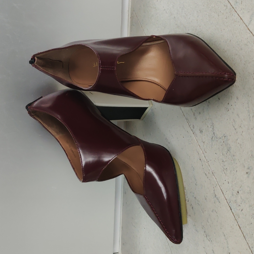 3.1 Phillip Lim platform heel bootie shoe